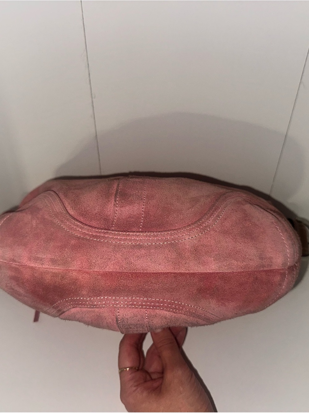 Vintage Coach SoHo Hobo suede shoulder bag - Picture 5 of 7